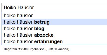 Heiko Häusler - Betrug und Abzocke? Heiko Häusler - Betrug und Abzocke?